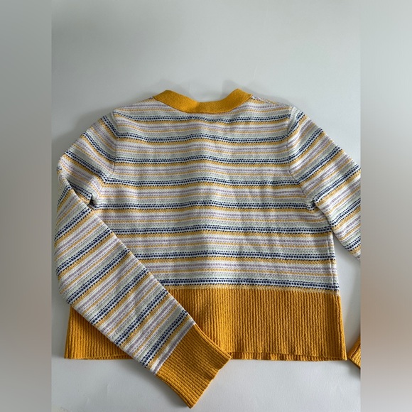 Milly Striped Tweed Cardigan size M Preowned - Picture 12 of 16